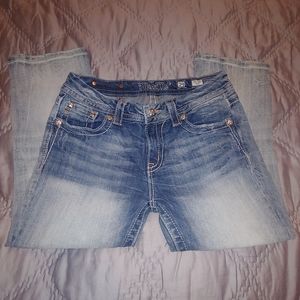Miss Me jeans light wash crop jeans '29' inch
